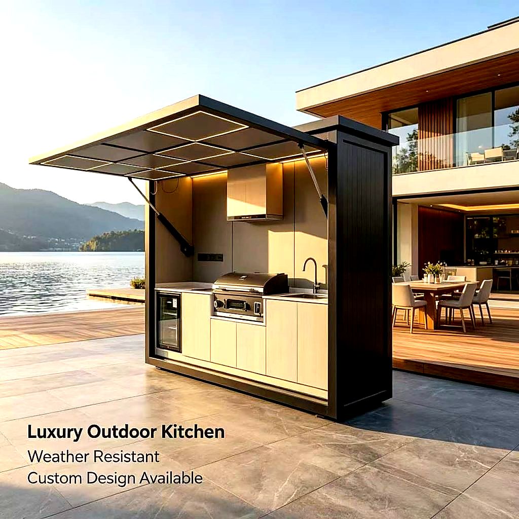 Custom Modular Outdoor Kitchen – Premium Cooking Space