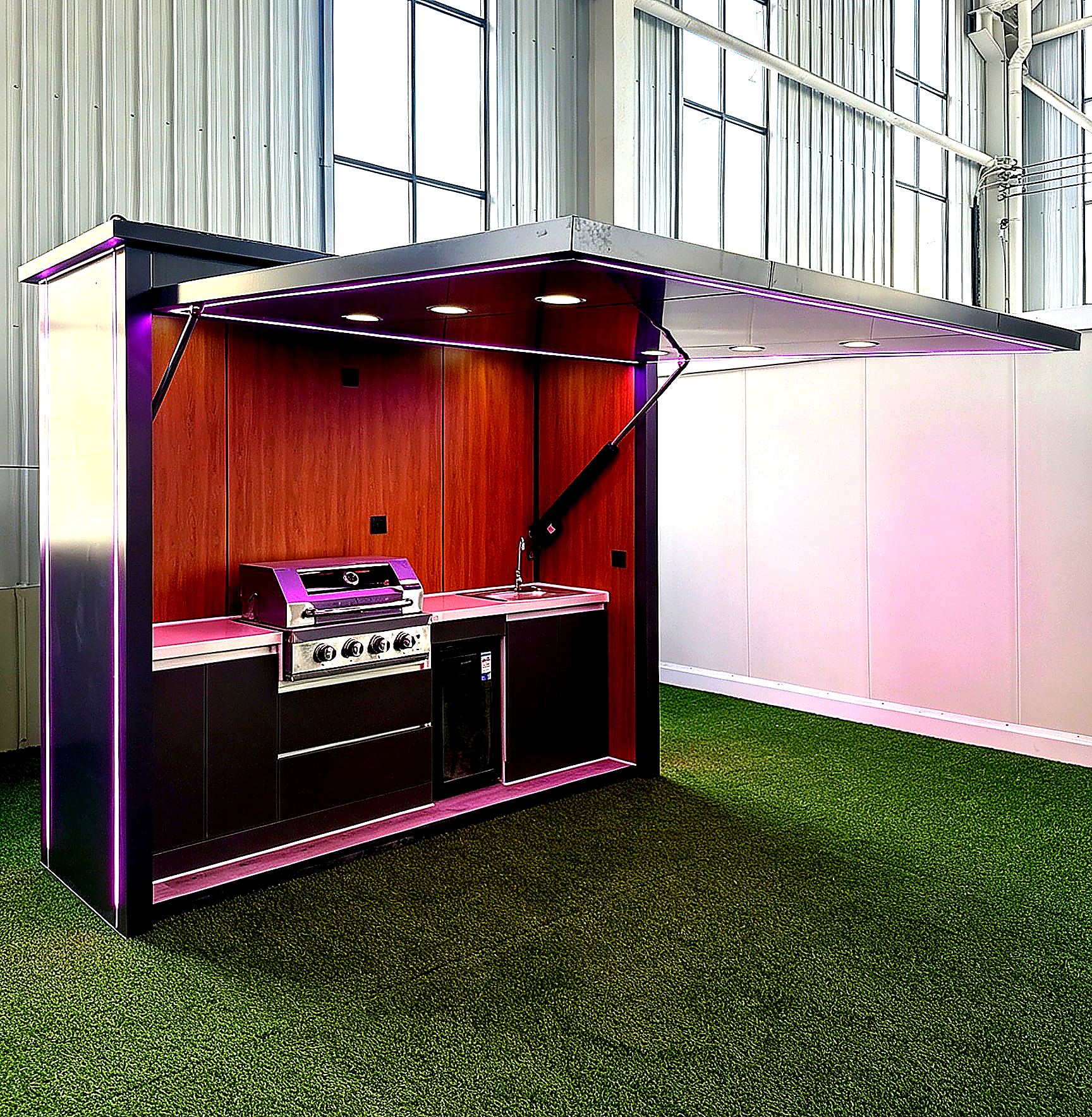 Outdoor Kitchen Module – 4m Prefab Bar