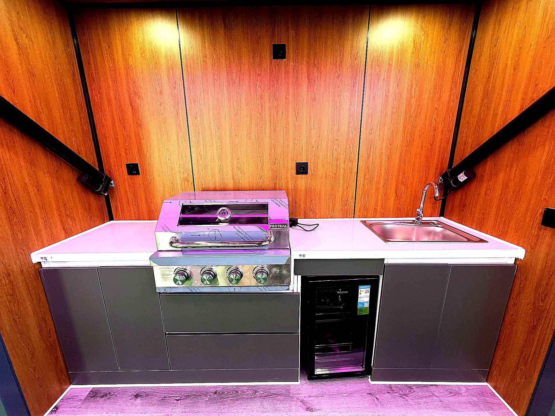 Outdoor Kitchen Module – 4m Prefab Bar