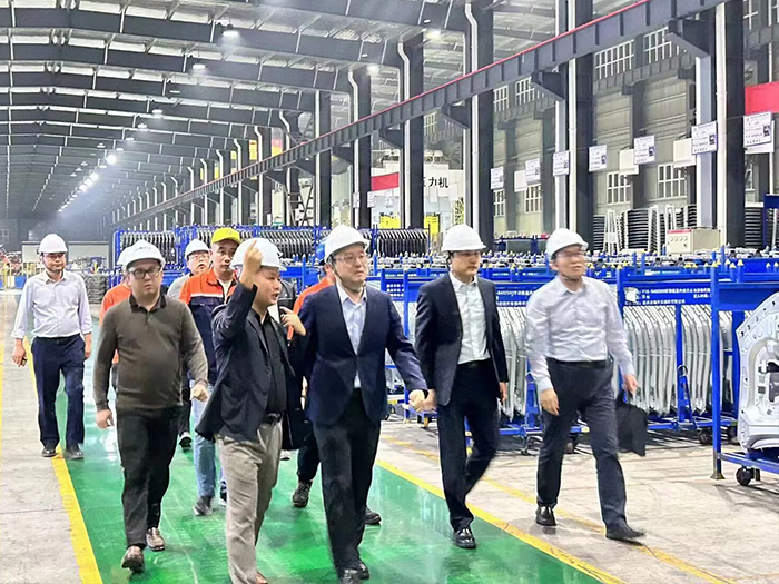 淮北市市长莅临车间参观