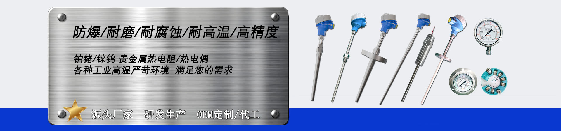 装配式/铠装/法兰/螺纹安装热电偶热电阻