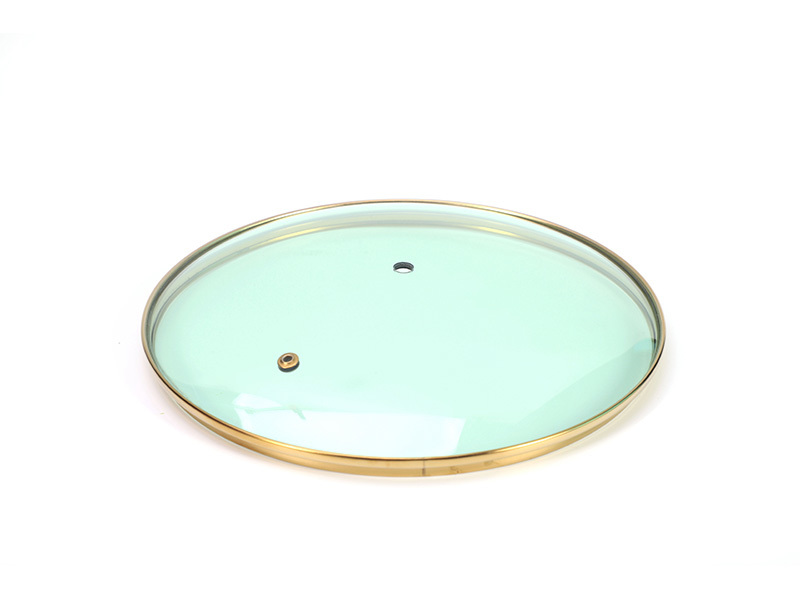 Color glass lid