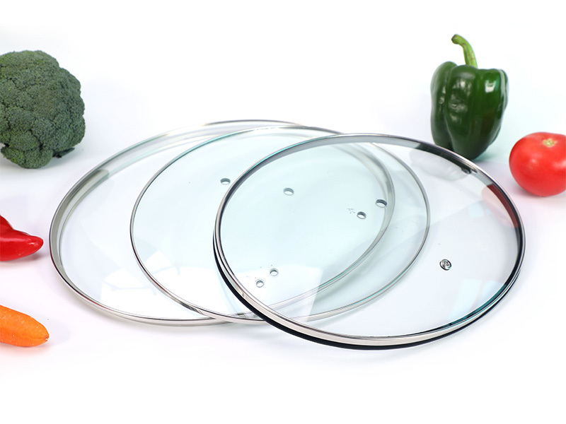 Oval glass lid