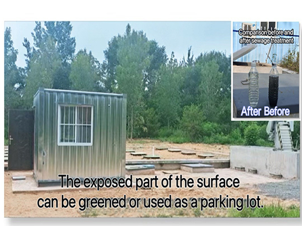 Domestic sewage treatment
