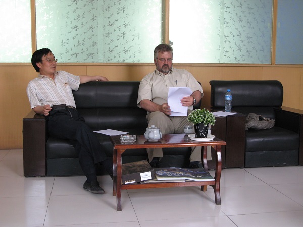 Communicate with foreign counterparts-----