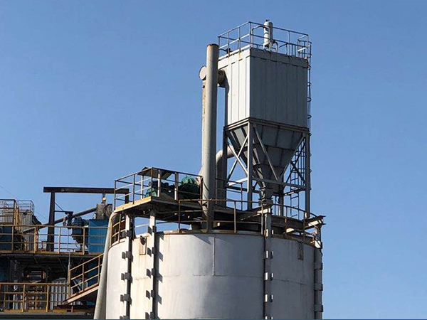 storage bin top dust collector