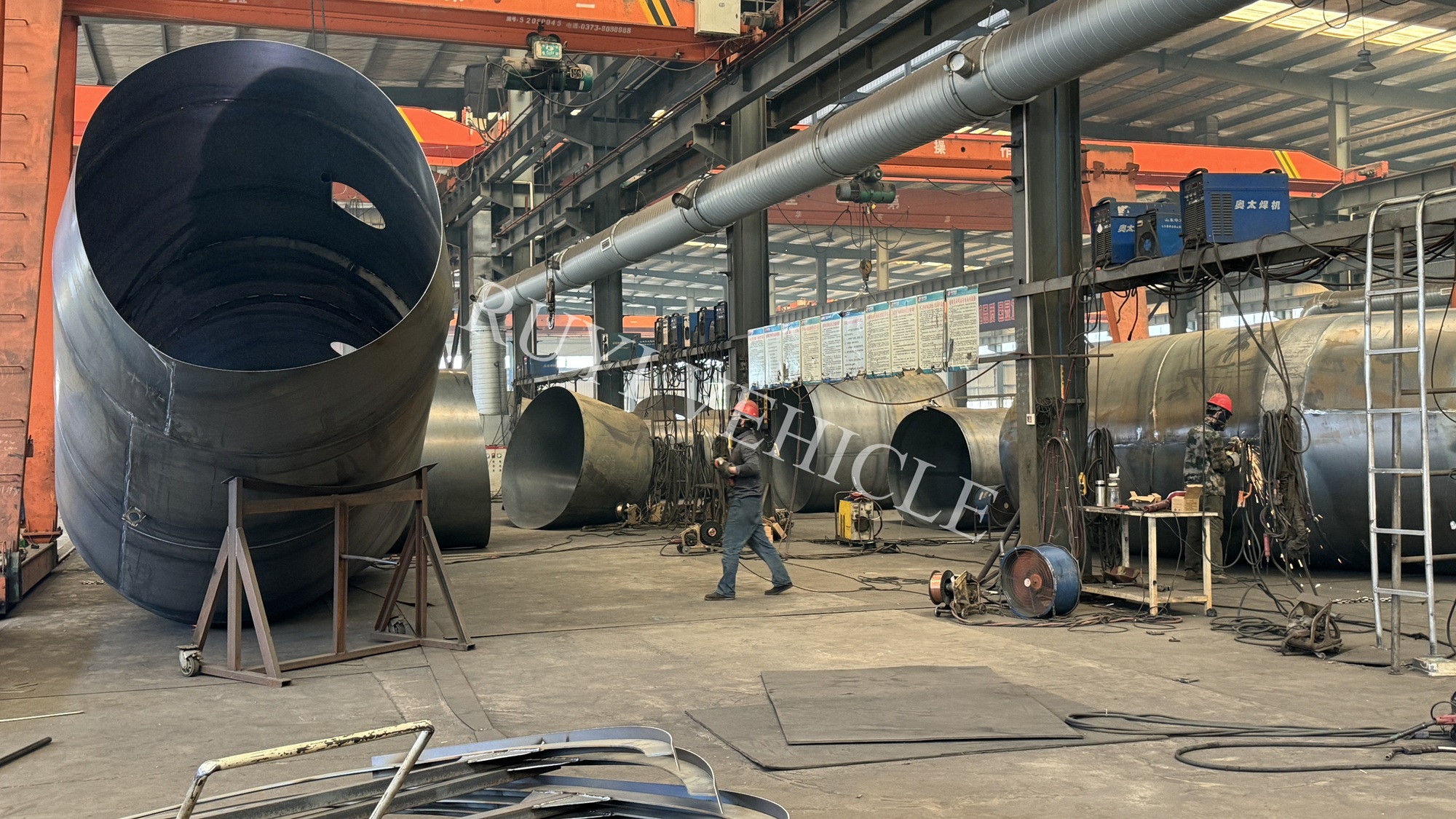 Bulk Cement Semi Trailer Order in production