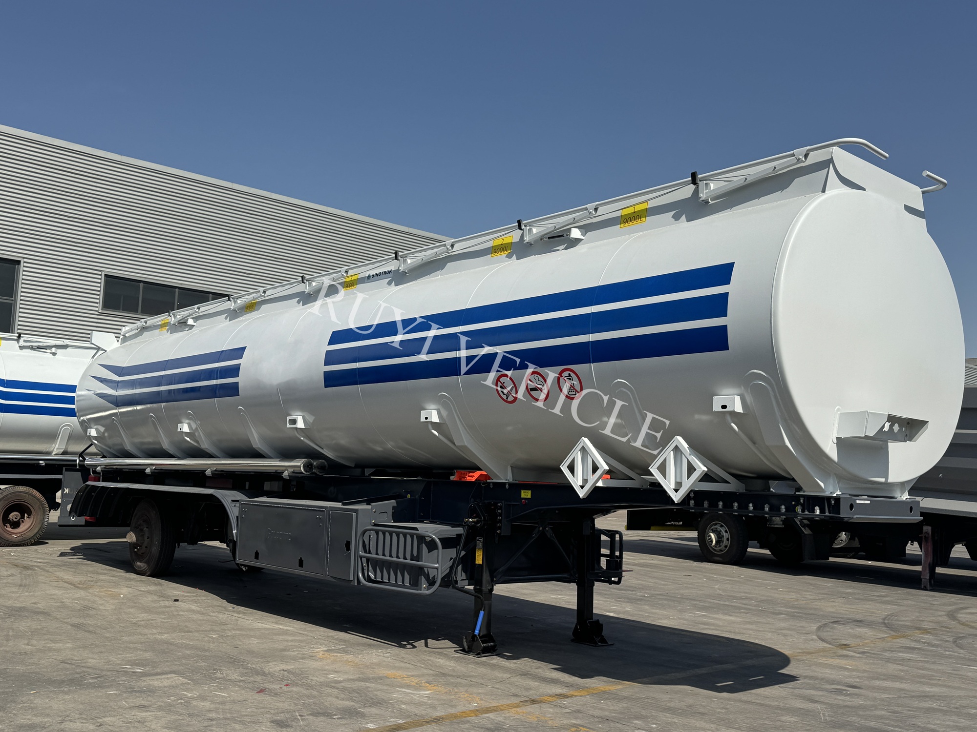 45000 Ltrs Carbon Steel Tanker Trailer
