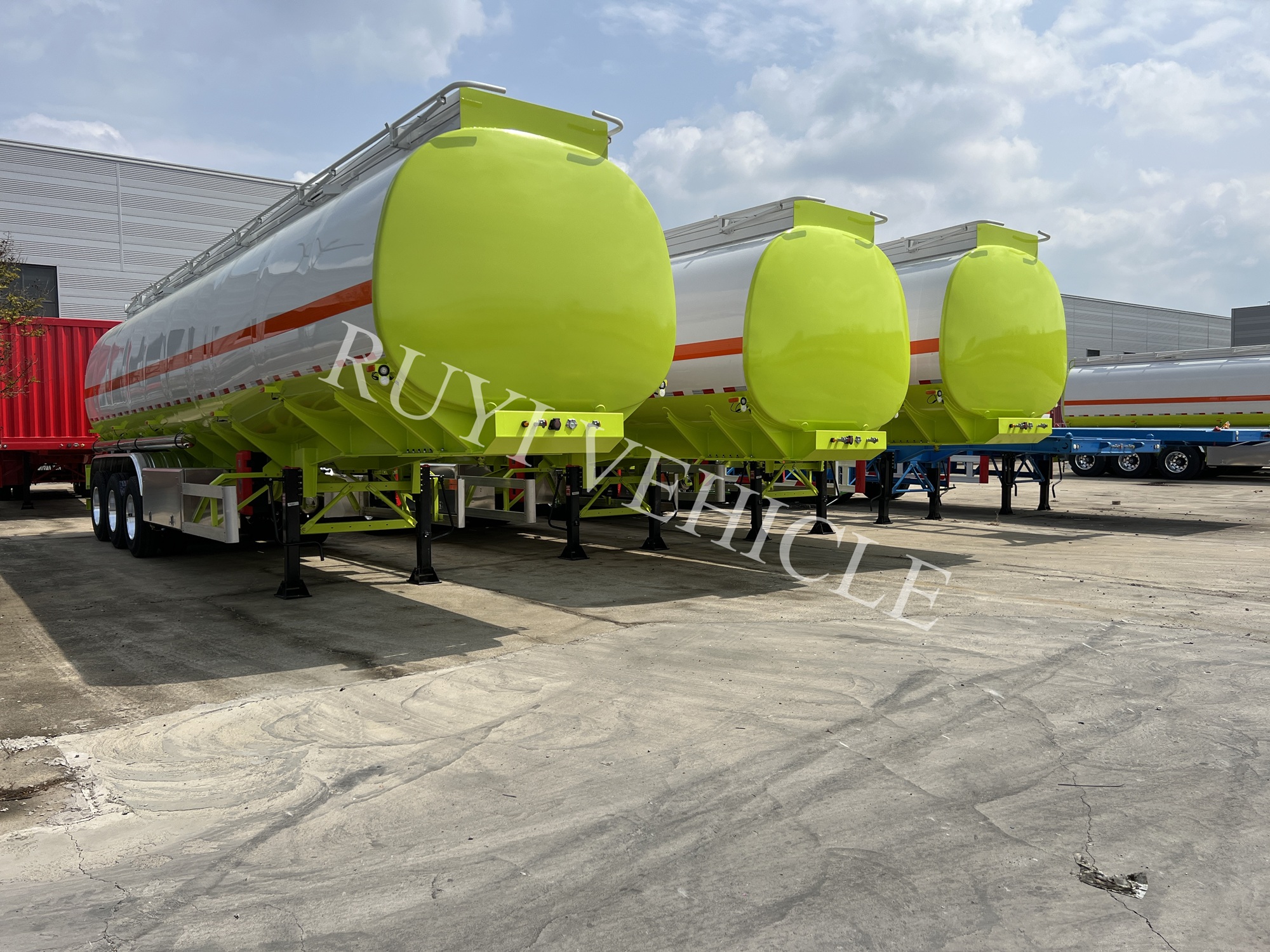 3axle Aluminum Alloy Tanker Trailer