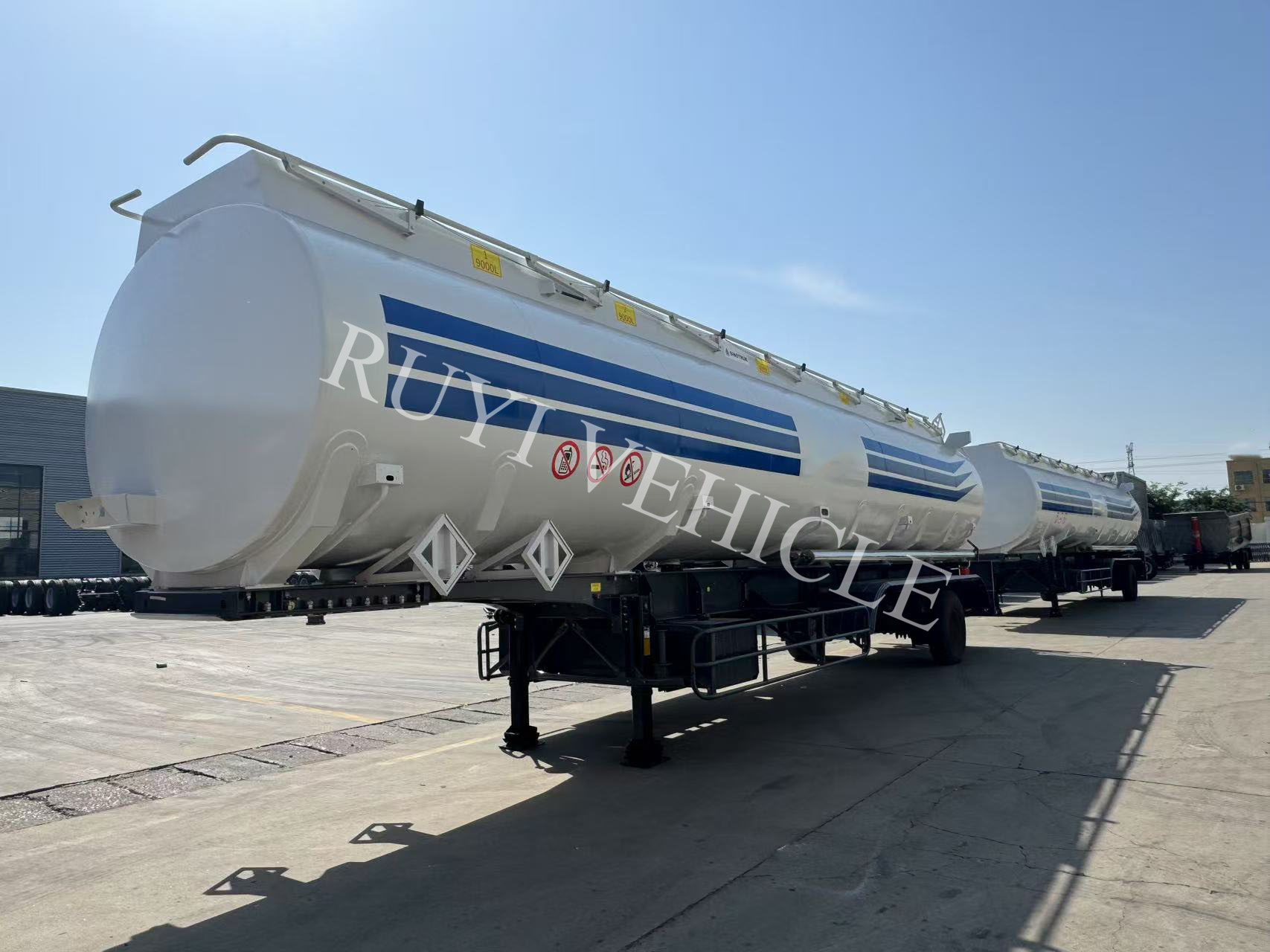 45000 Ltrs Carbon Steel Tanker Trailer
