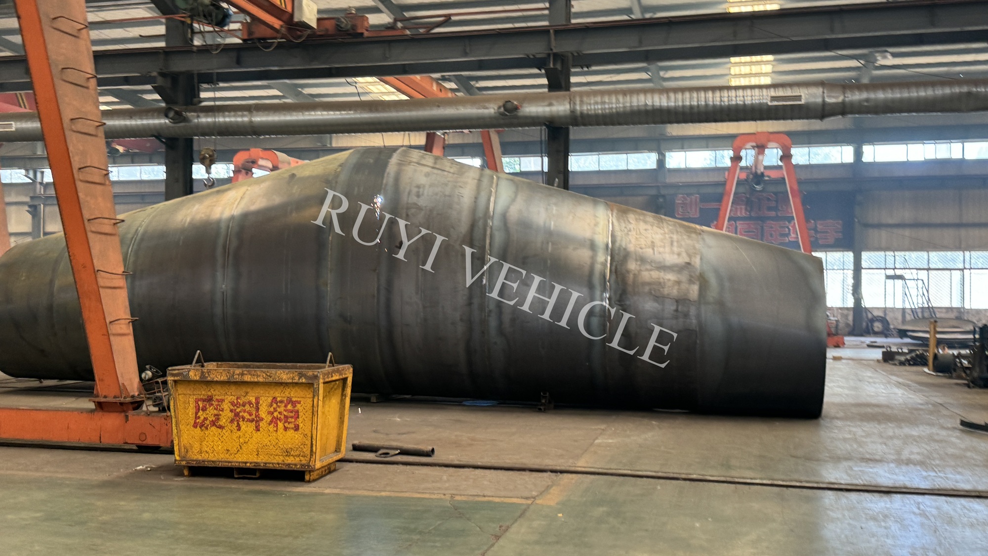 Bulk Cement Semi Trailer Order in production