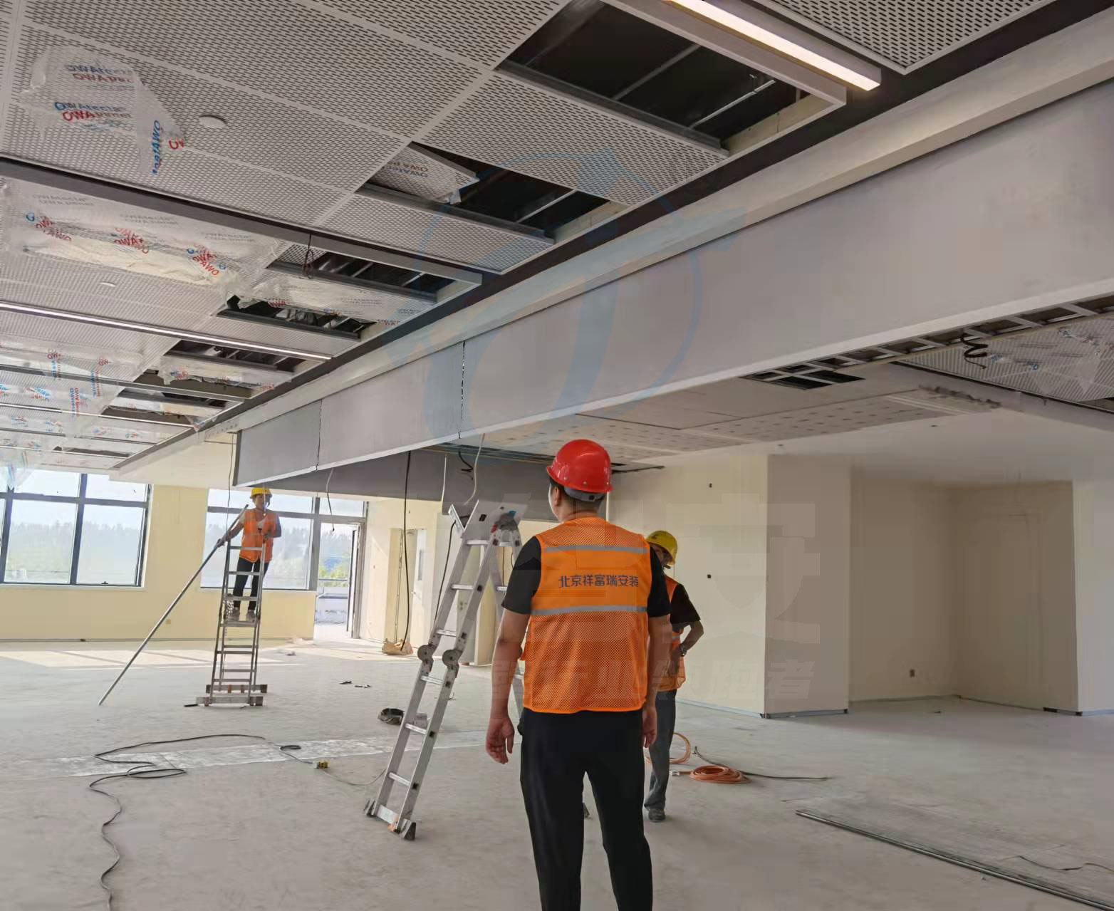 电动卷轴消防联动暗装