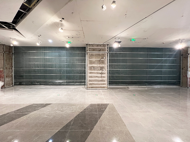 双轨双帘防火卷帘门