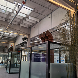 固定布挡烟垂壁