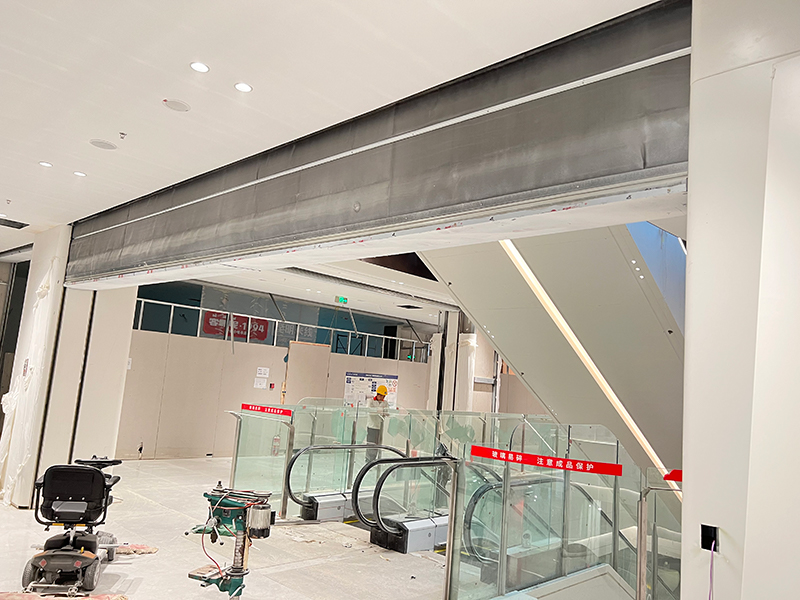 双轨双帘防火卷帘门