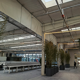 固定布挡烟垂壁