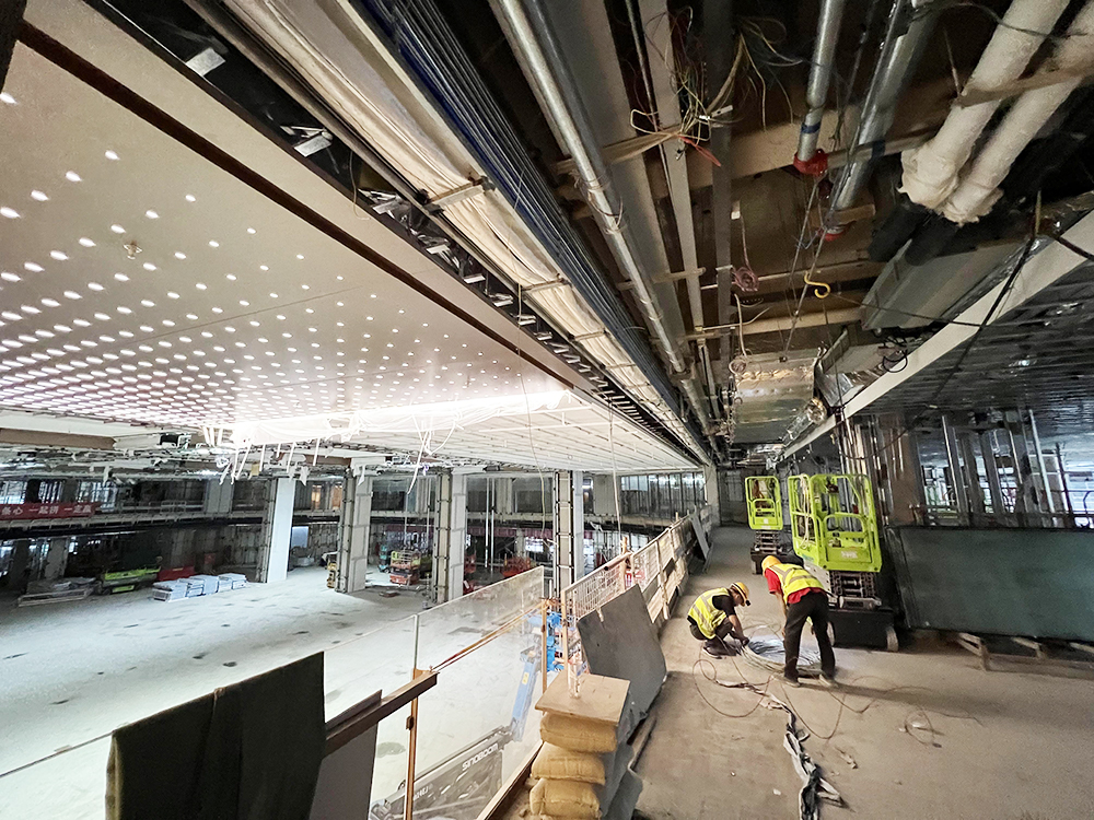 双轨双帘防火卷帘门