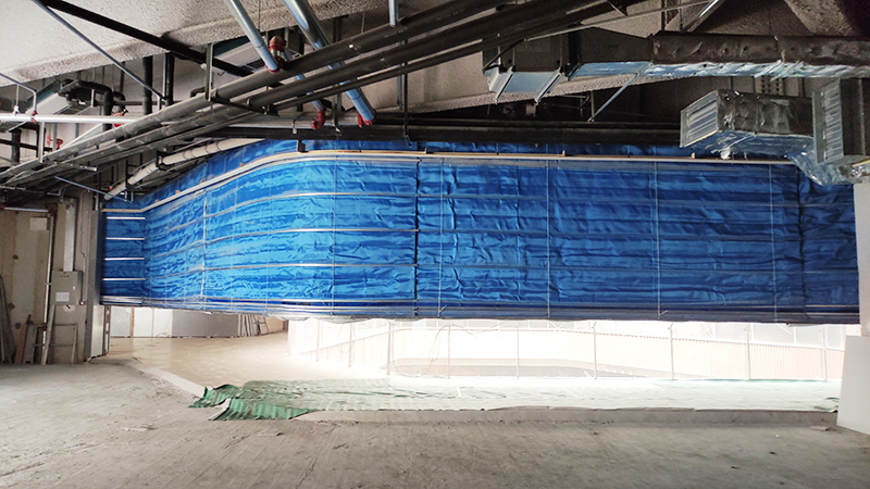 折叠提升型防火卷帘门