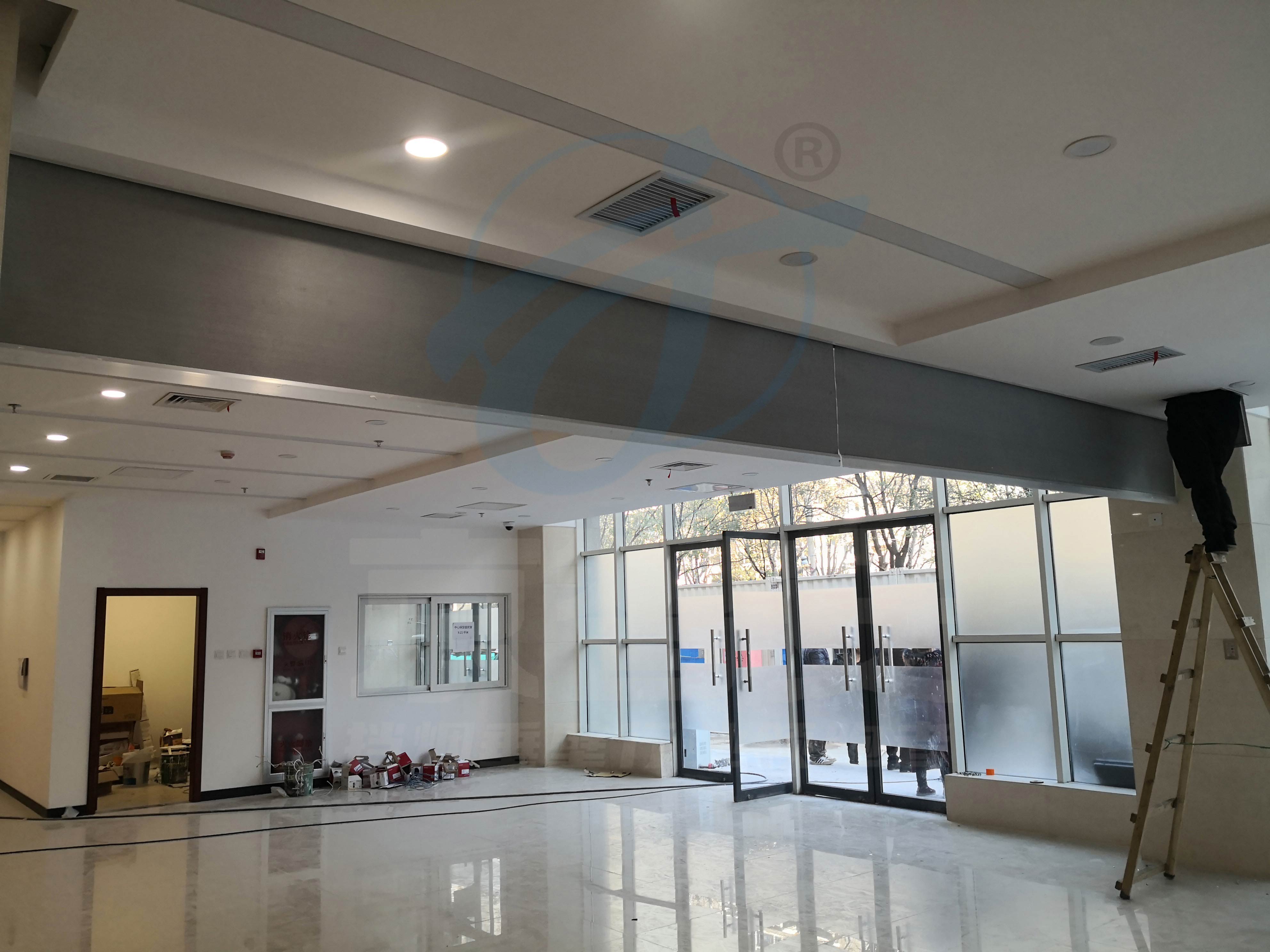 电动卷轴型暗装