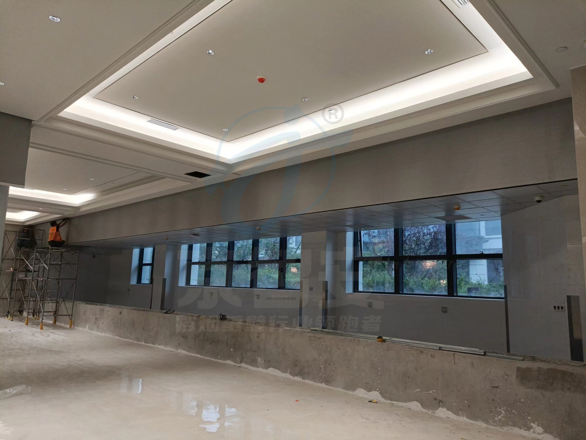 食堂固定防火布