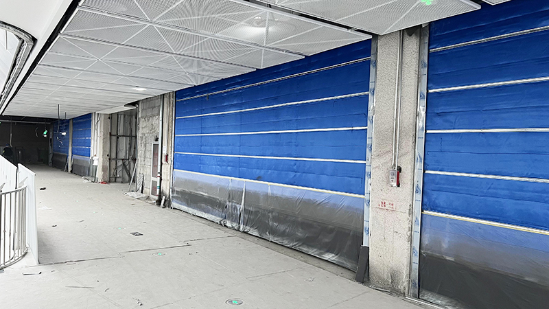 双轨双帘防火卷帘门