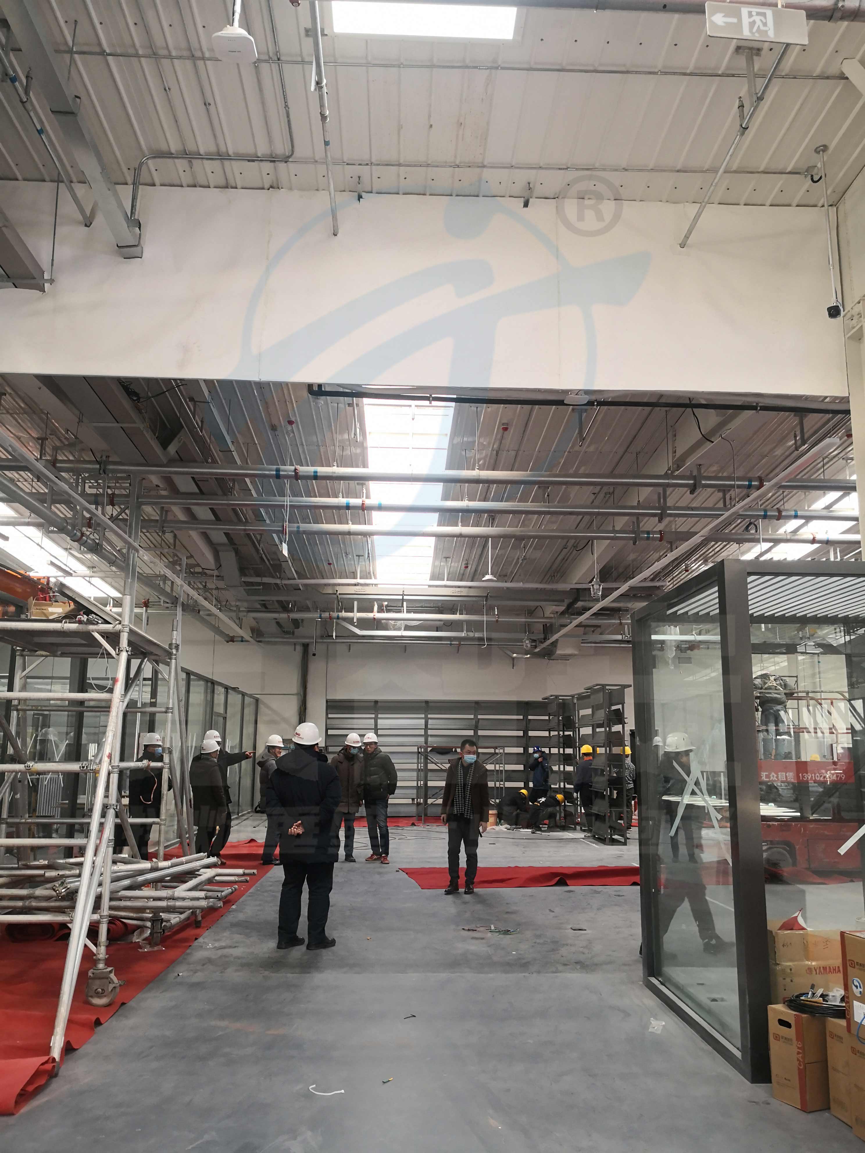 固定防火布挡烟垂壁