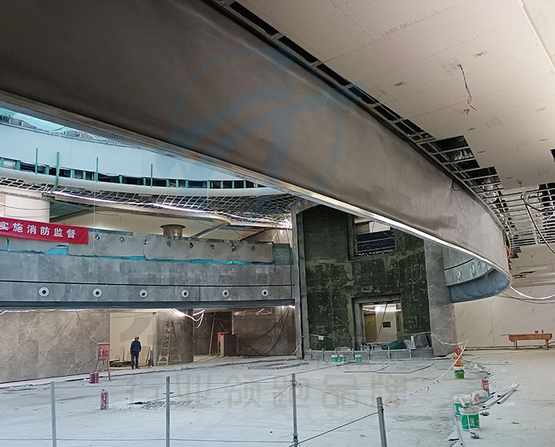 大跨度弧形电动提升型挡烟垂壁