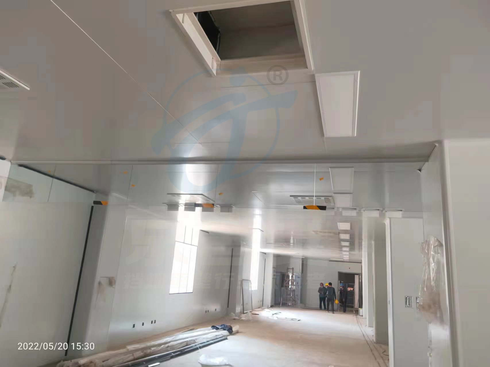 研究院防尘防烟玻璃明装