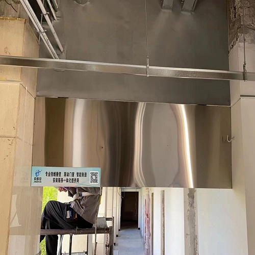 电动翻板式挡烟垂壁