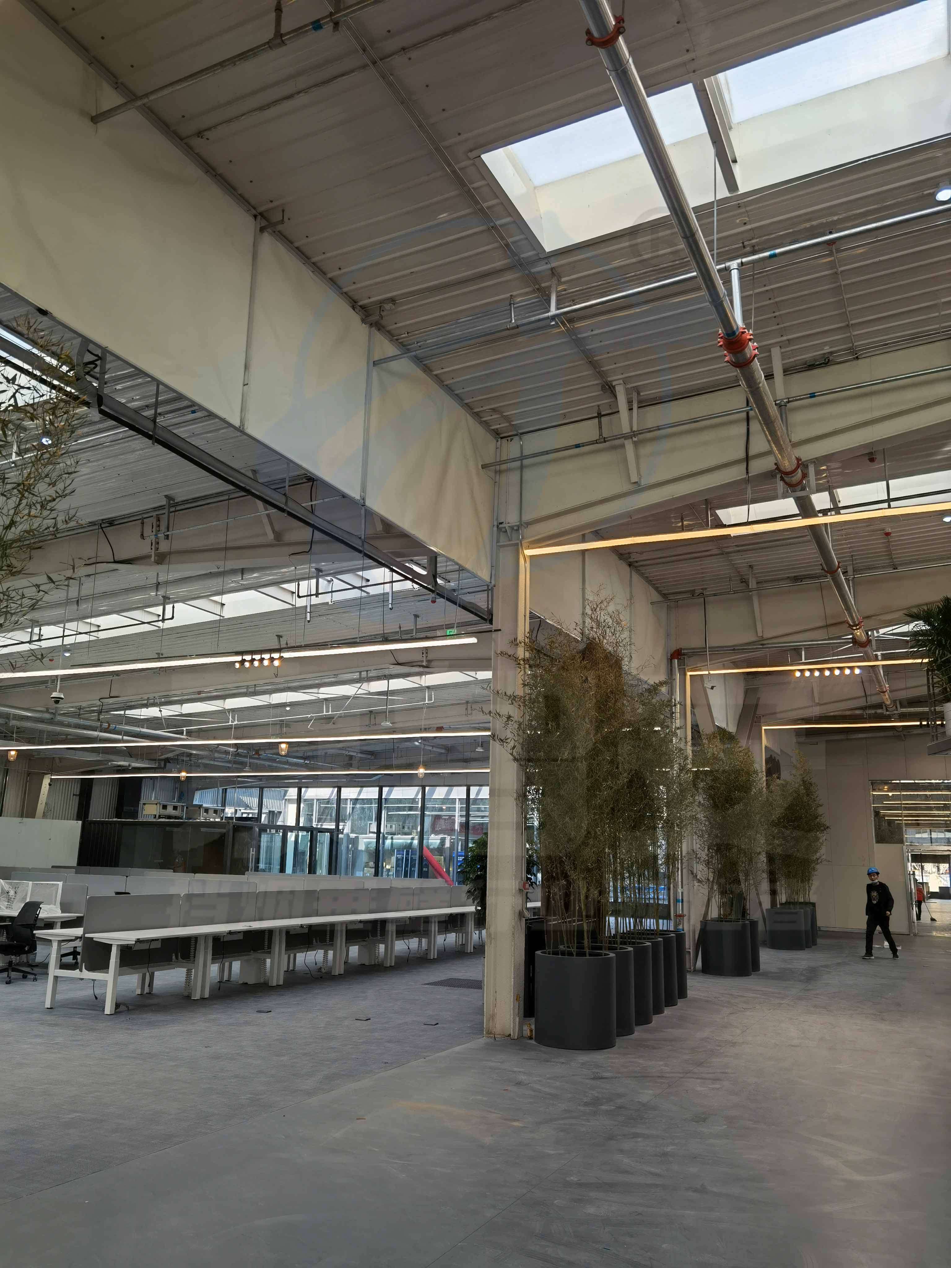 固定式防火布挡烟垂壁