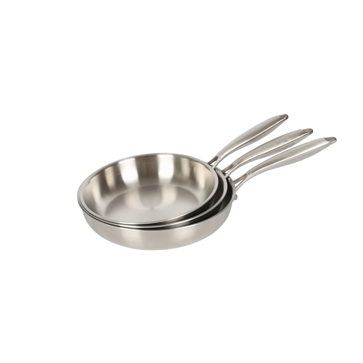 Three ply frying pan