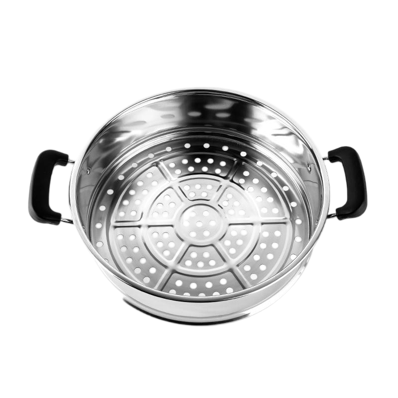 Wholesale 32cm Restaurant Kitchen Round Shape Stainless Steel Soup Cooker Hot Pot With Glass Lid