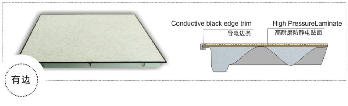 PVC 导电黑边条示意