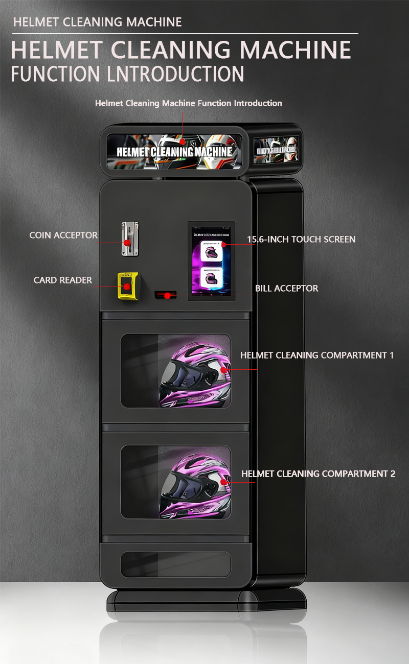 Helmet Vending Cleaning Machine