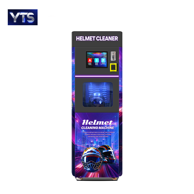 Helmet cleaning machine