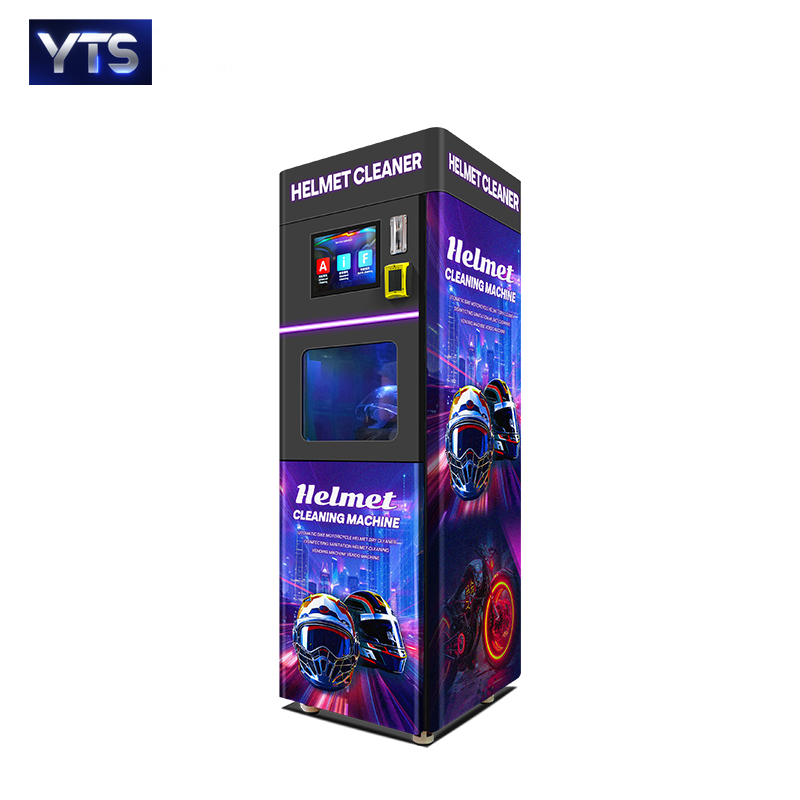 Helmet cleaning machine