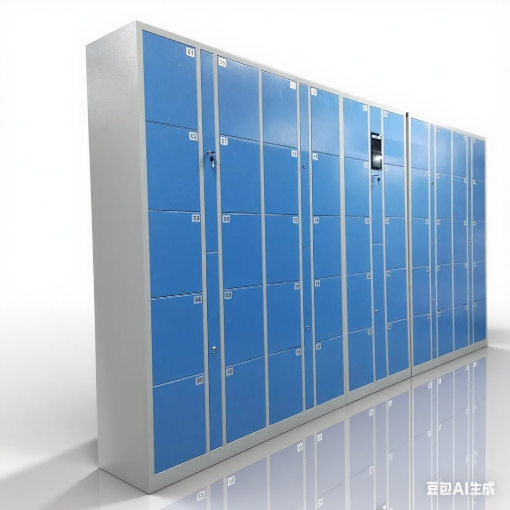 Smart cell phone charging locker 