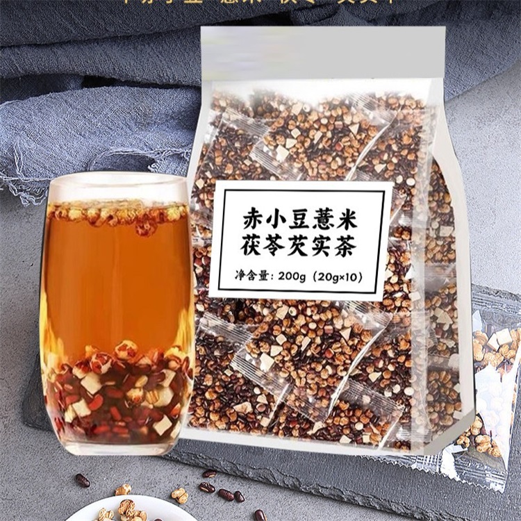 赤小豆薏米茯苓芡实茶
