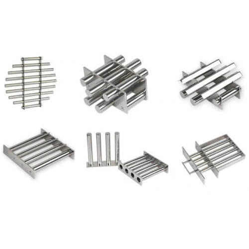 Magnetic Frame 9 Tube Grate Bar Magnet Magnetic Rack Hopper Magnets for Plastic Injection Molding Machine Hopper Dryer