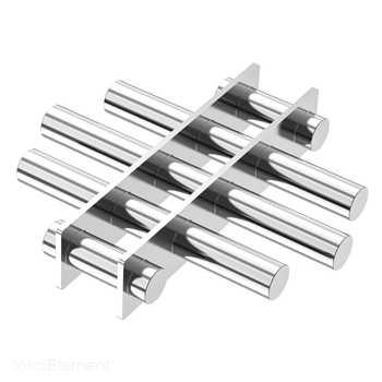 High Quality 10000 12000 Gauss Permanent Neodymium Filter Rod Magnets 25 X 100 25 X 150 mm High Temperature Factory Direct