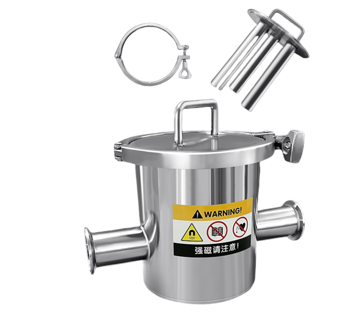 Pipe Iron Remover Liquid Slurry Strong Magnetic bar Iron Suction Stainless Steel Magnetic Filter Strong Magnetic Iron Remover