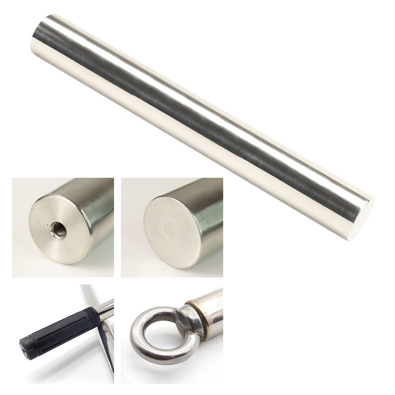 Industrial Permanent Magnet Tube Stainless Steel Magnet Bar 12000 Gauss 14000 Gauss Strong Neodymium Magnetic Rods