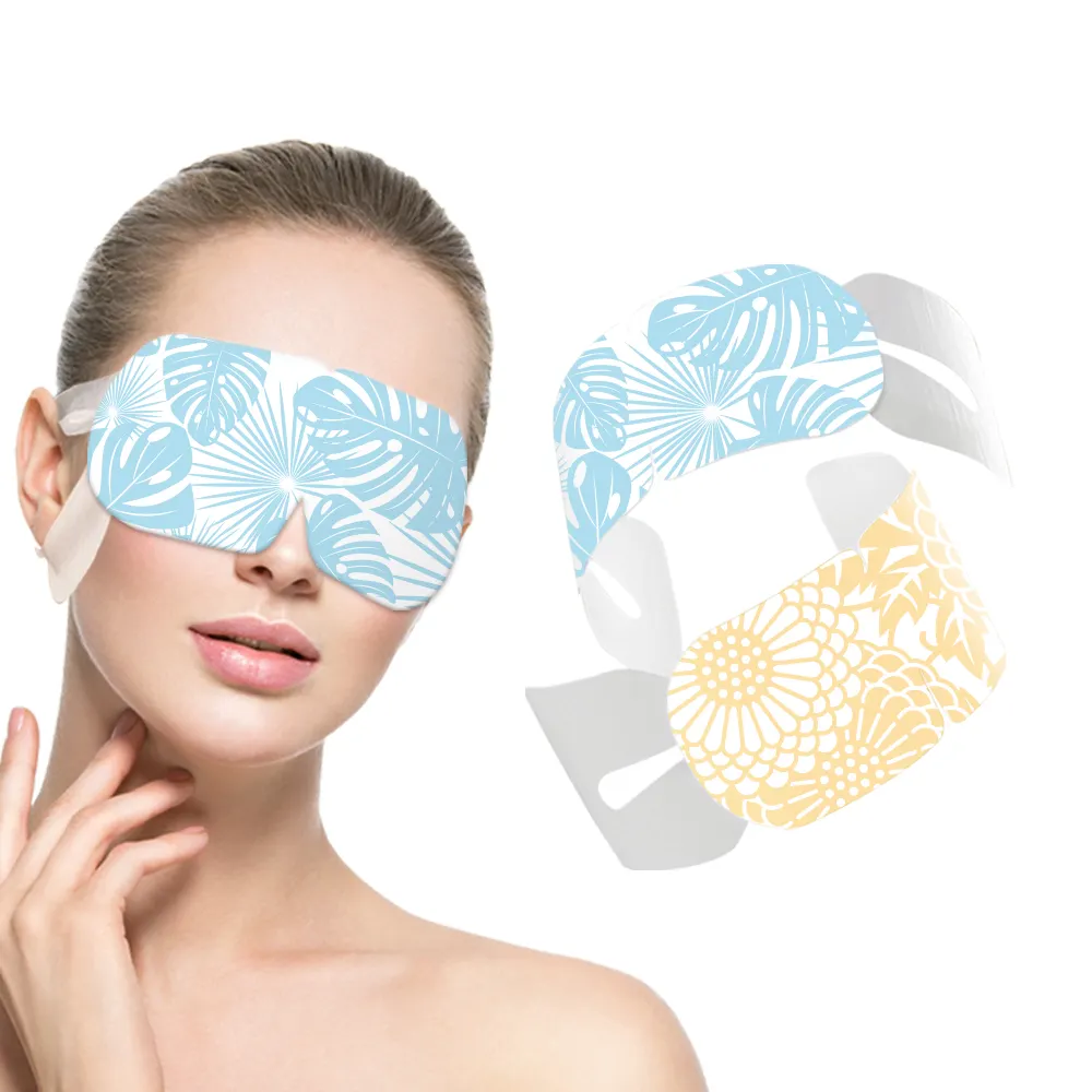 Free Sample Personalized Single Use Travel Disposable Cool Eye Patch Single Use Sleep Eye Mask