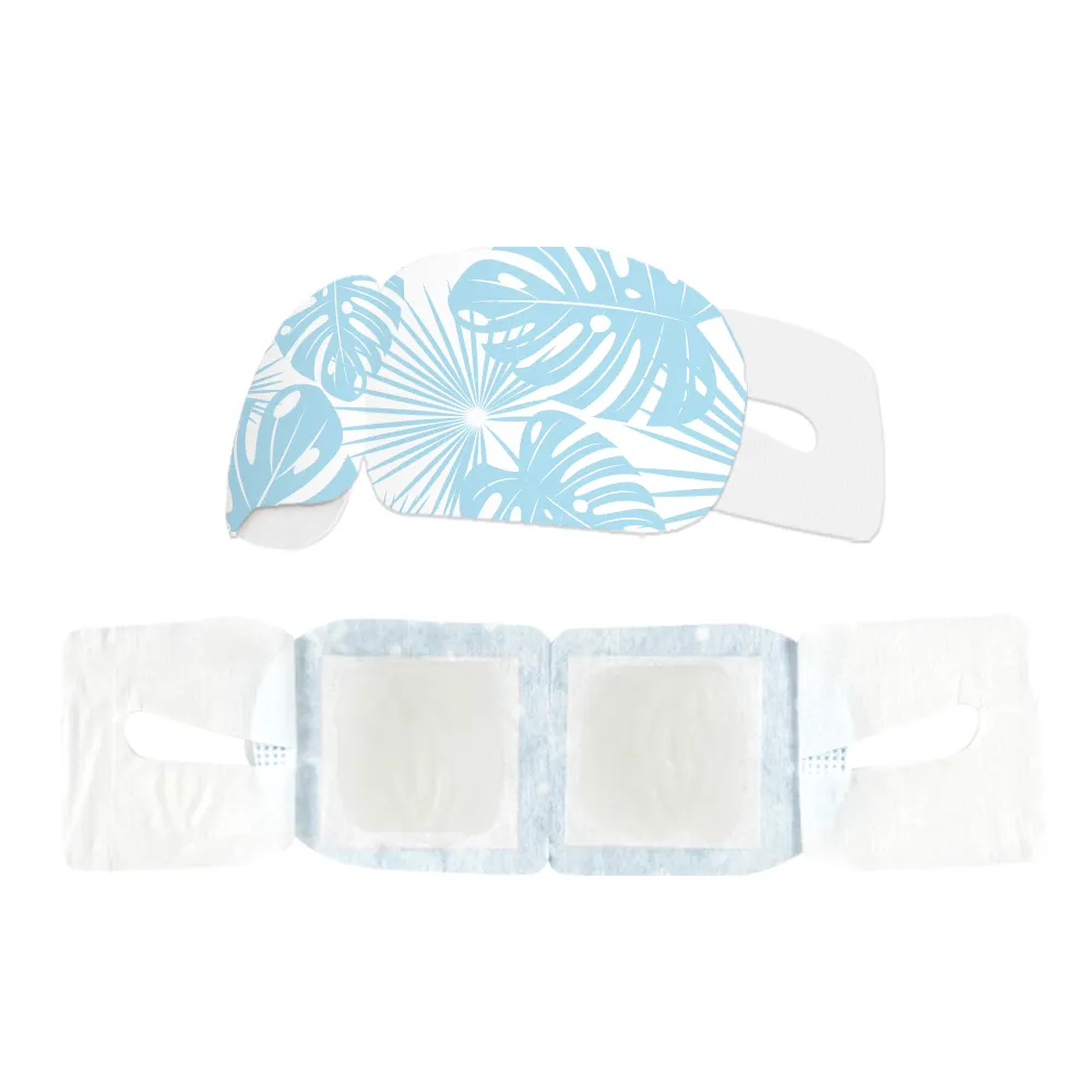 Free Sample Personalized Single Use Travel Disposable Cool Eye Patch Single Use Sleep Eye Mask