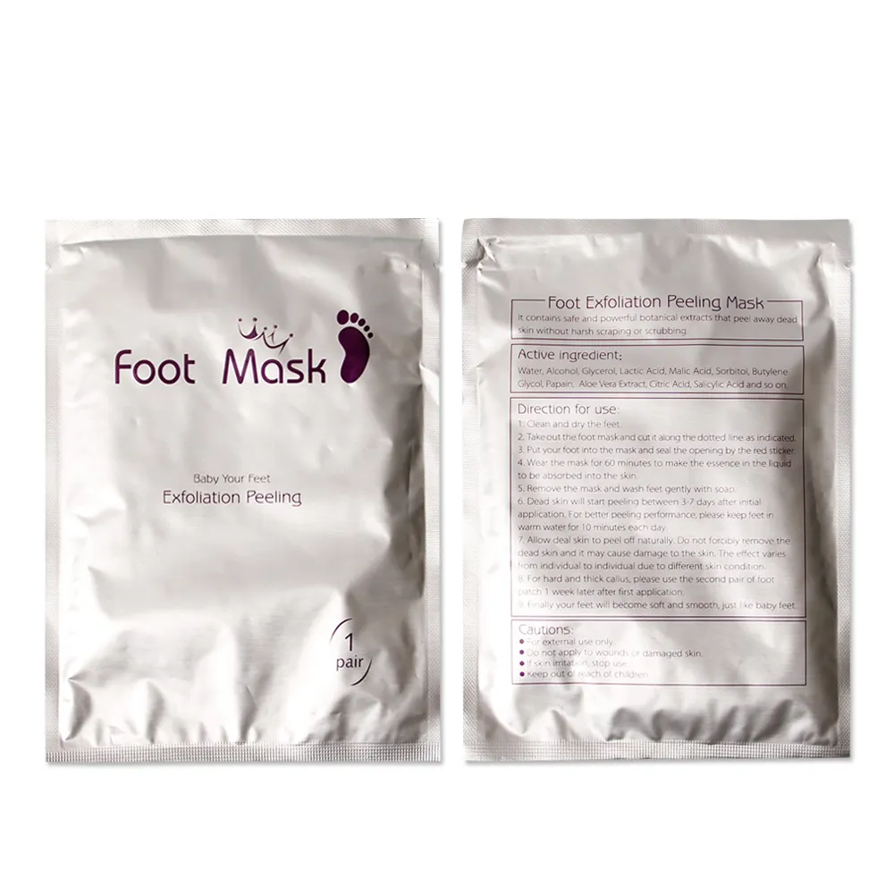 Beauty Skin Care Non Peeling Moisturizing Foot Mask Disposable Moisturizer Socks for Women