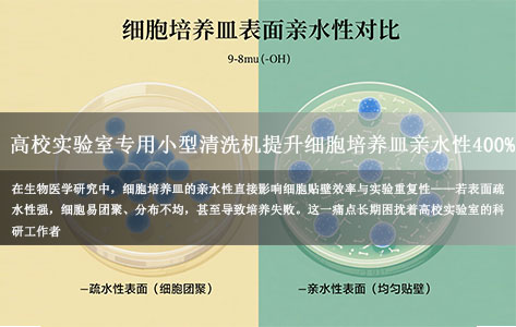 高校实验室小型等离子清洗机：生物医学细胞培养皿亲水性提升400%的氧等离子参数