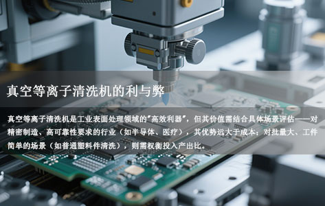 真空等离子清洗机：工业清洗利器，但你真的了解它的优缺点吗？(真空等离子清洗机的利与弊)