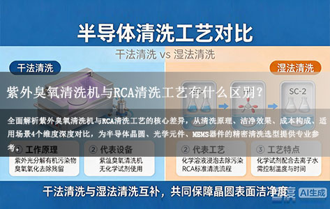 紫外臭氧清洗机与RCA清洗工艺有什么区别？