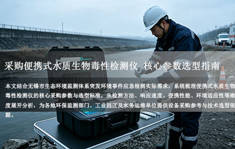 无锡市生态环境应急监测采购便携式水质生物毒性检测仪 核心参数选型指南