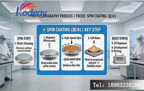 光刻工艺流程图 自动匀胶机 旋涂工艺